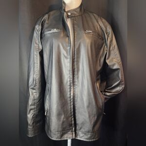 No Brand No Size Black Possible Leather Jacket See Measurements